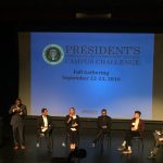 Panelists at the President's Campus Challenge in Washington, DC